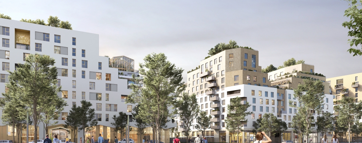 Quartier des Mathurins - 173 logements et commerces - BAGNEUX (92)